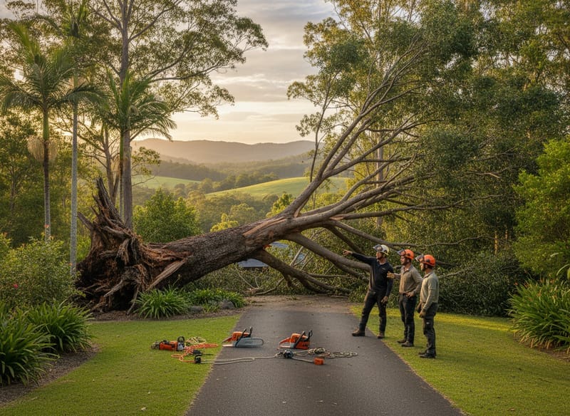 Emergency Tree Removal performed by Brisbane South Arborist in the Brisbane South