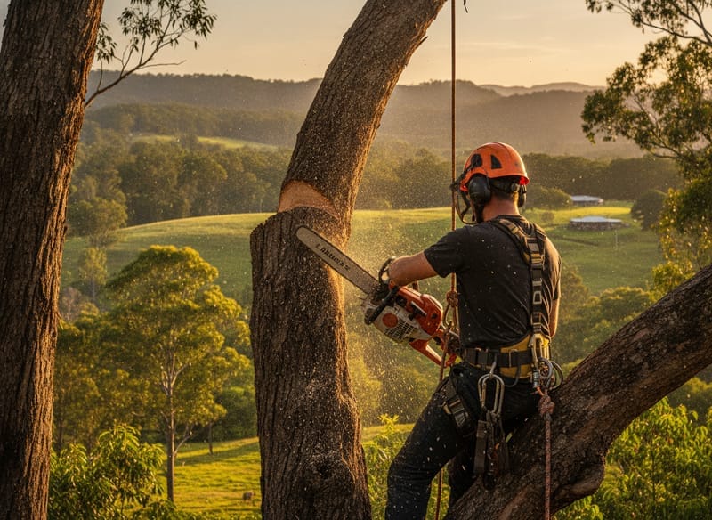 Tree Lopping performed by Brisbane South Arborist in the Brisbane South